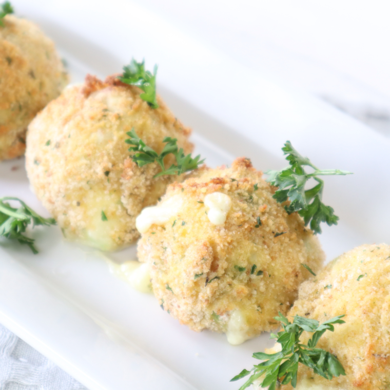"Golden, crispy Air Fryer Rattlesnake Bites filled with cheese and jalapeƱos"