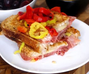Air Fryer Spicy Italian Sandwich