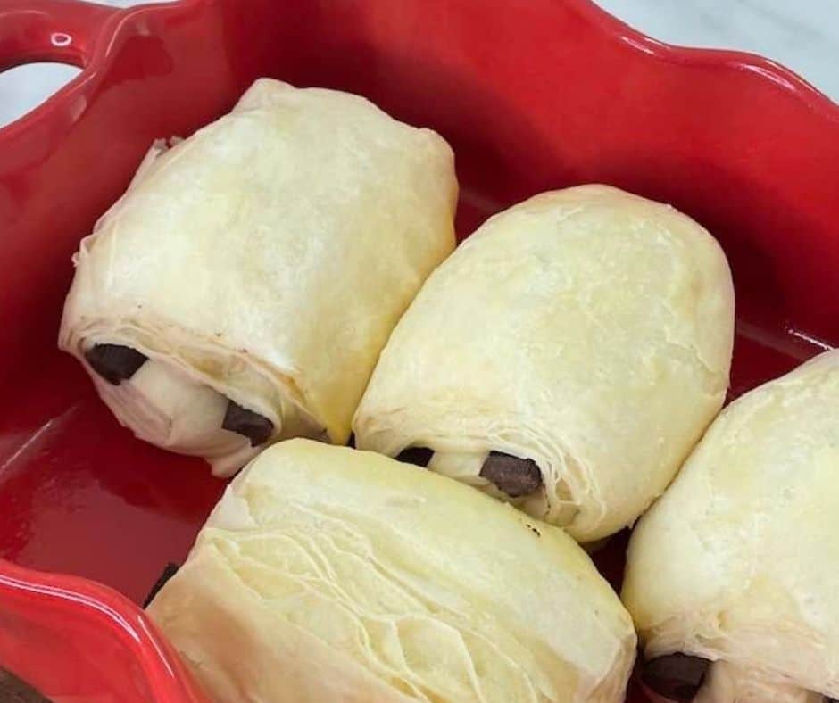Air Fryer Trader Joe’s Chocolate Croissants