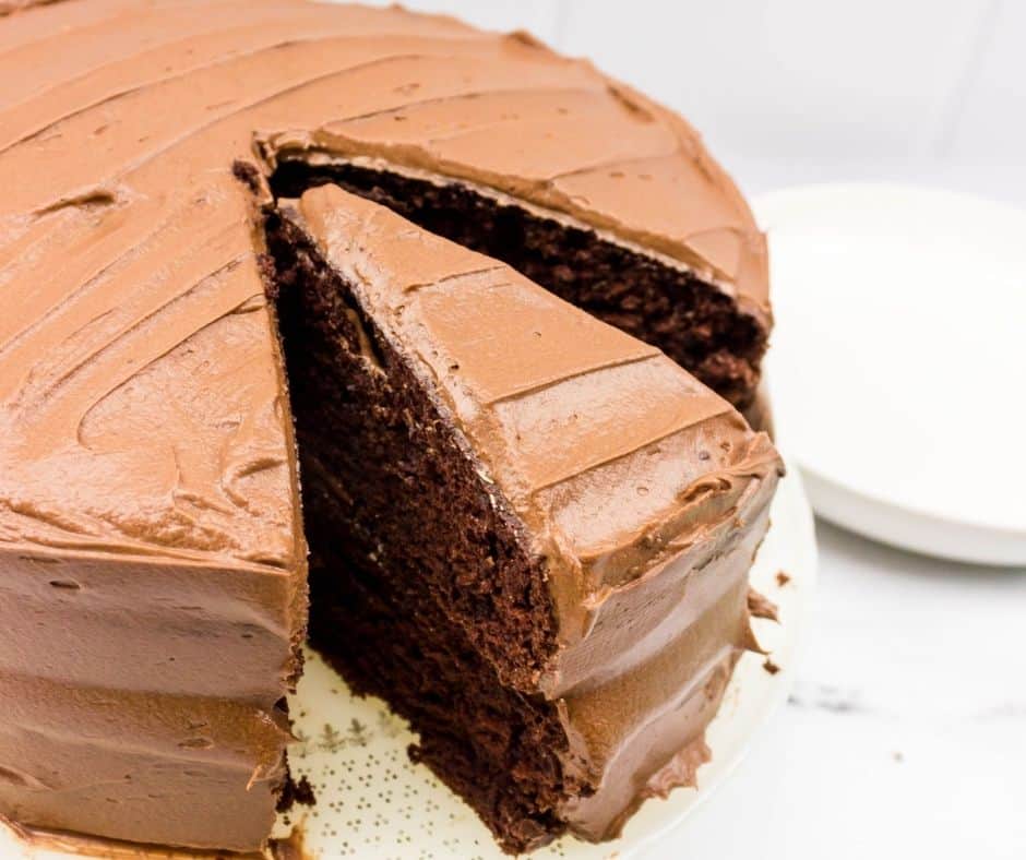 Air Fryer Chocolate Cake