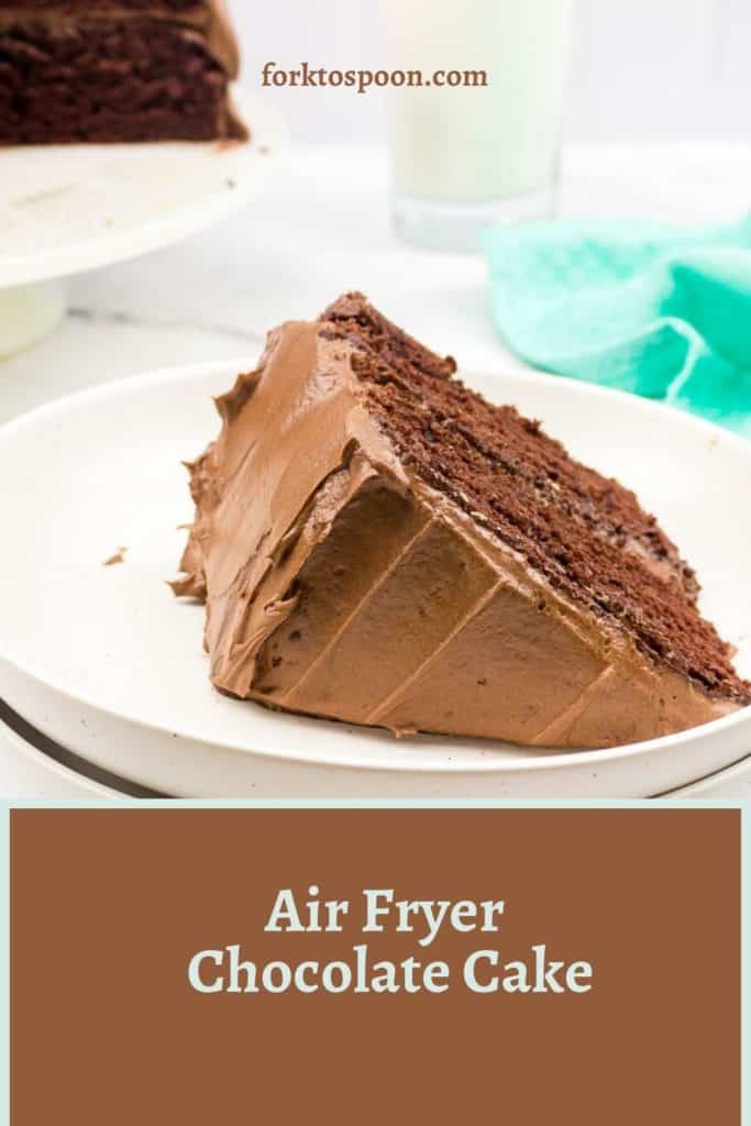 Air Fryer Chocolate Cake