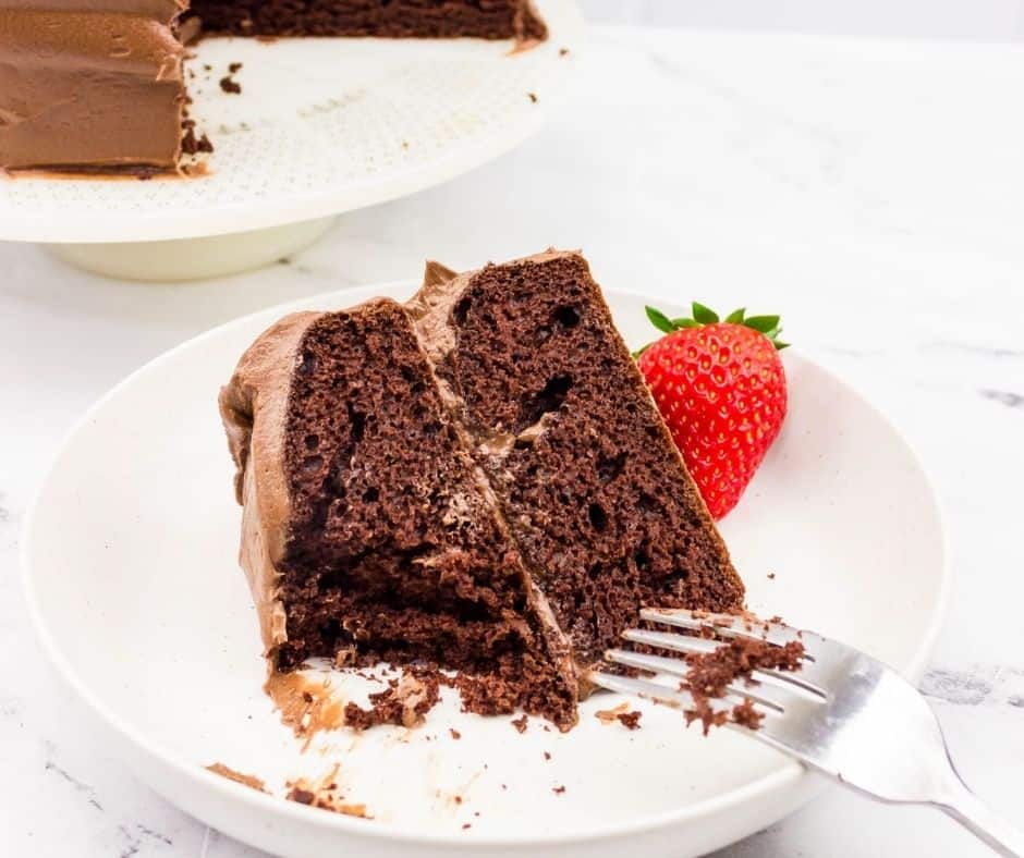 Air Fryer Chocolate Cake