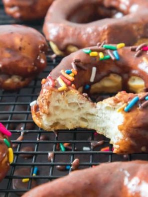 Air Fryer Donuts With Chocolate Glaze Recipe