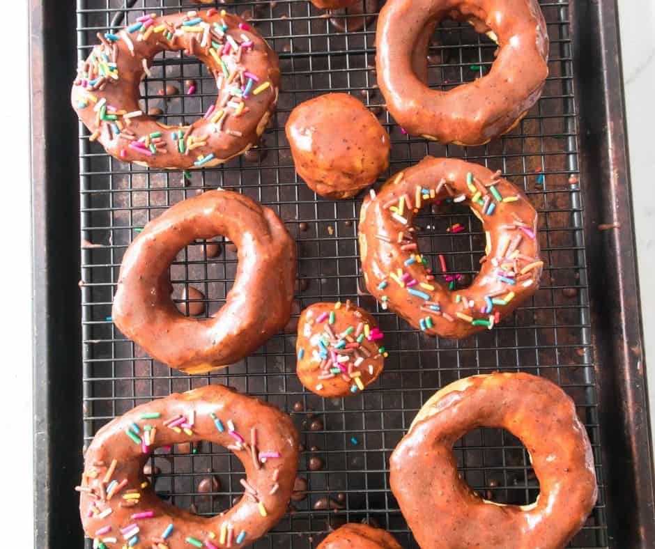This Air Fryer Donuts with Chocolate Glaze Recipe can be used to make donuts for breakfast, snack, or dessert.