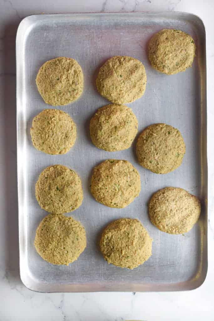 Prepare the Falafel Mix:
Open the box of Trader Joe's Falafel Mix and follow the instructions on the package to prepare the mixture. Typically, you'll need to add water to the mix and stir until it reaches a thick, dough-like consistency. The exact amount of water required will be specified on the package.