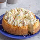 Air Fryer Funfetti Cheesecake