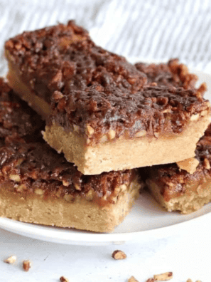 Air Fryer Maple Pecan Bars