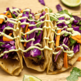 Air Fryer Pork Carnitas -- If you have been looking for a perfect way to cook carnitas or something new for dinner, look no further than this delicious recipe! Perfectly roasted pork bursting with flavor and served with your favorite toppings makes for a fantastic dinner that the whole family will love