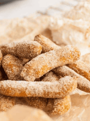 Air Fryer Pumpkin Churros (Easy No-Fry Fall Treat!)