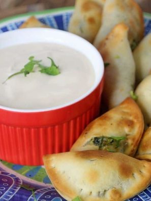 Air Fryer Spinach and Cheese Empanadas