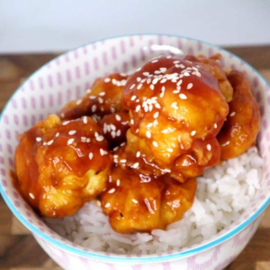 Air Fryer Trader Joe’s Kung Pao Tempura Cauliflower