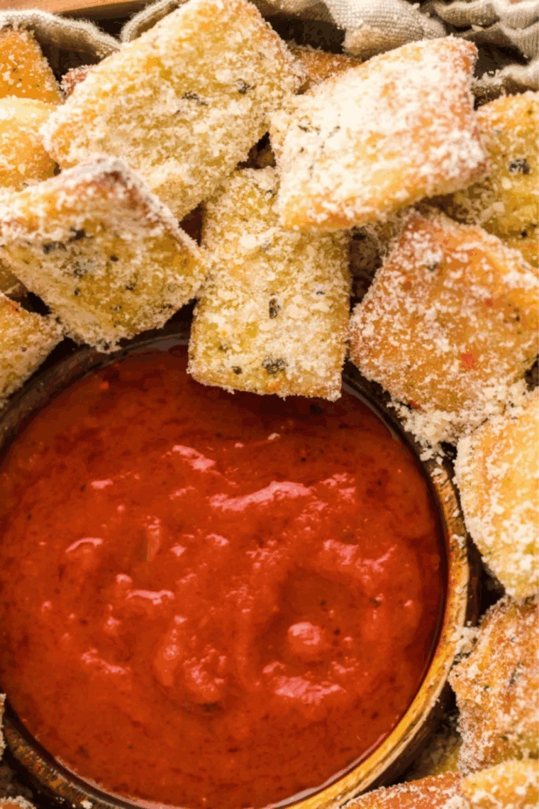 Easy Domino’s Pizza Sauce in a bowl, ready for spreading on pizza crust