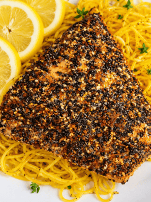 Everything Bagel Salmon (Air Fryer or Baked!)
