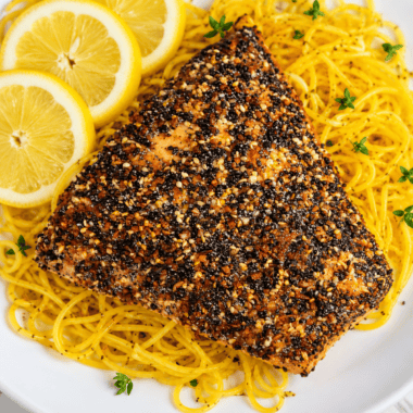 Everything Bagel Salmon (Air Fryer or Baked!)