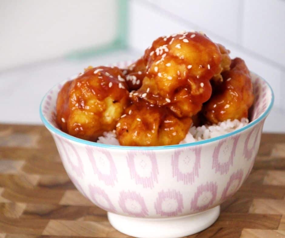 Trader Joe’s Kung Pao Tempura Cauliflower (Air Fryer Recipe)