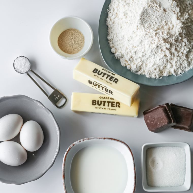 Ingredients Needed For Air Fryer Chocolate Brioche