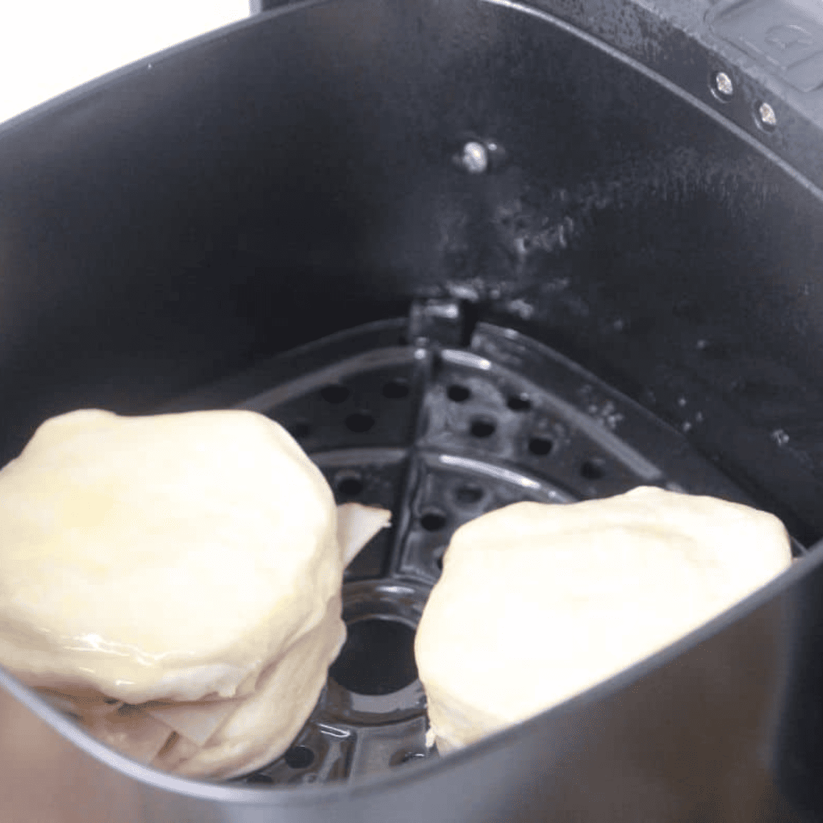 Air Fryer Ham and Cheese Biscuit Sandwiches