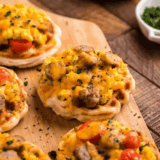 Air Fryer Breakfast Pizza Waffles