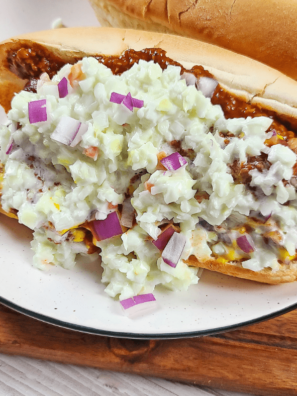 Air Fryer Carolina Style Hot Dogs