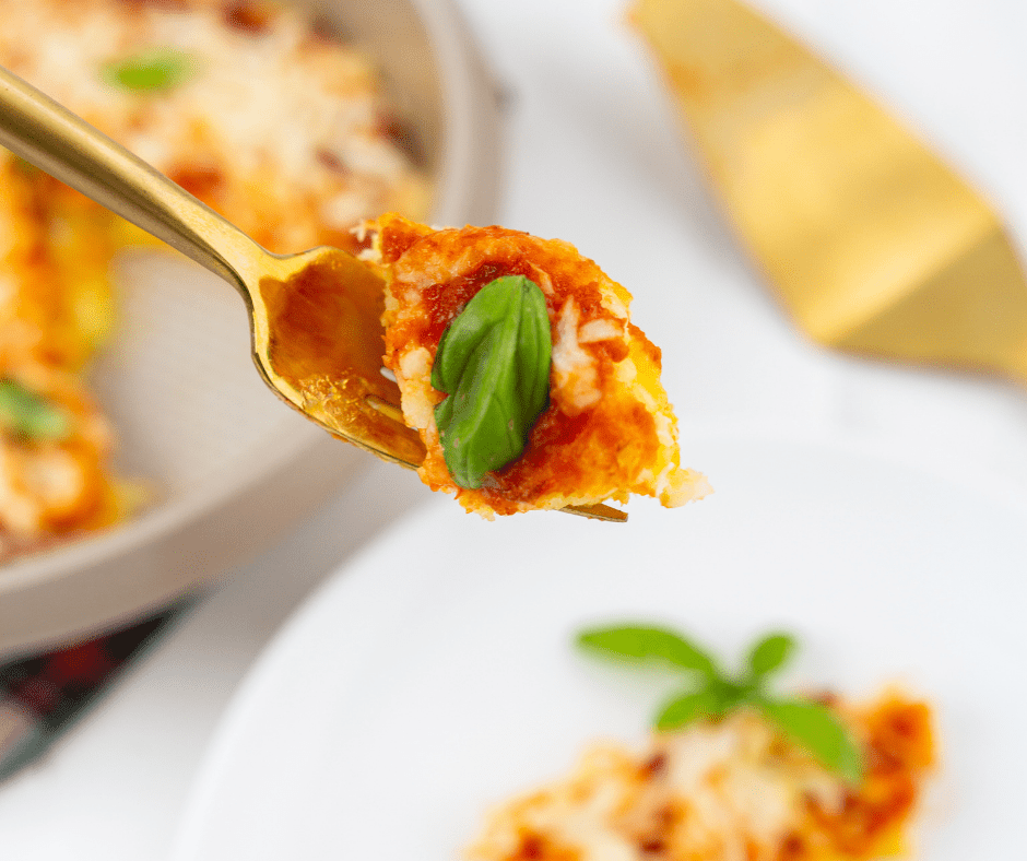 Air Fryer Egg Lasagna