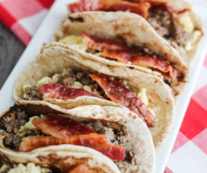 Air Fryer French Toast Breakfast Tacos