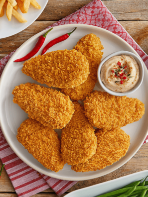 Air Fryer Frozen Chicken Nuggets