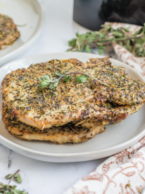 Air Fryer Italian Pork Chops