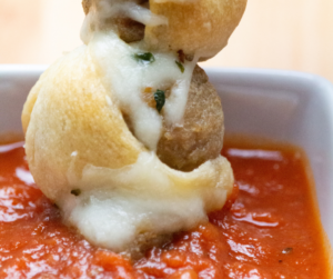 Air Fryer Meatball Kebabs