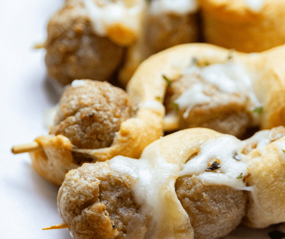 Air Fryer Meatball Sub Skewers