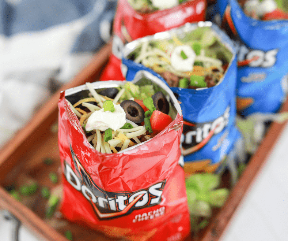 Air Fryer Walking Tacos