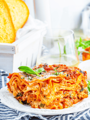 air fryer lasagna