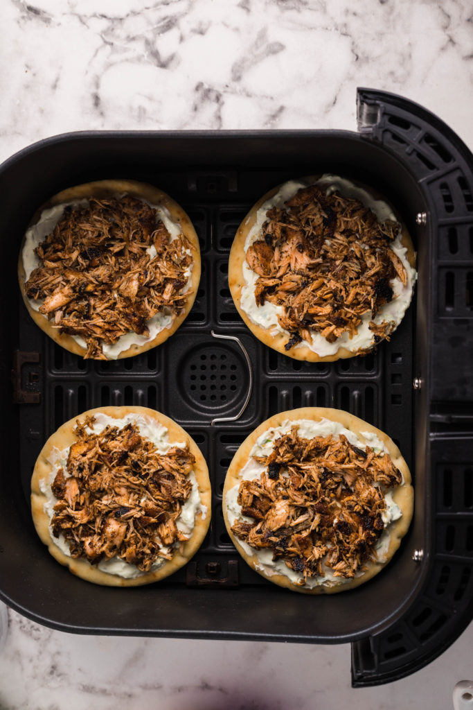 Air Fryer Salmon Flatbread