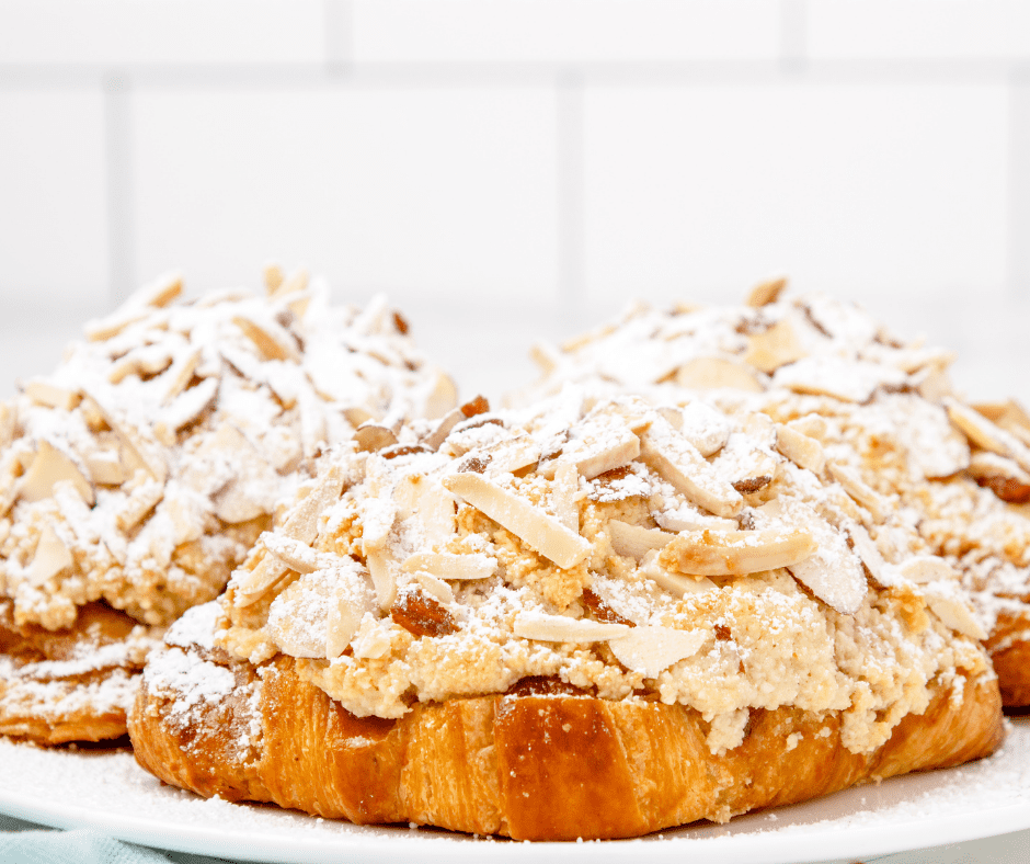 Air Fryer Almond Croissants