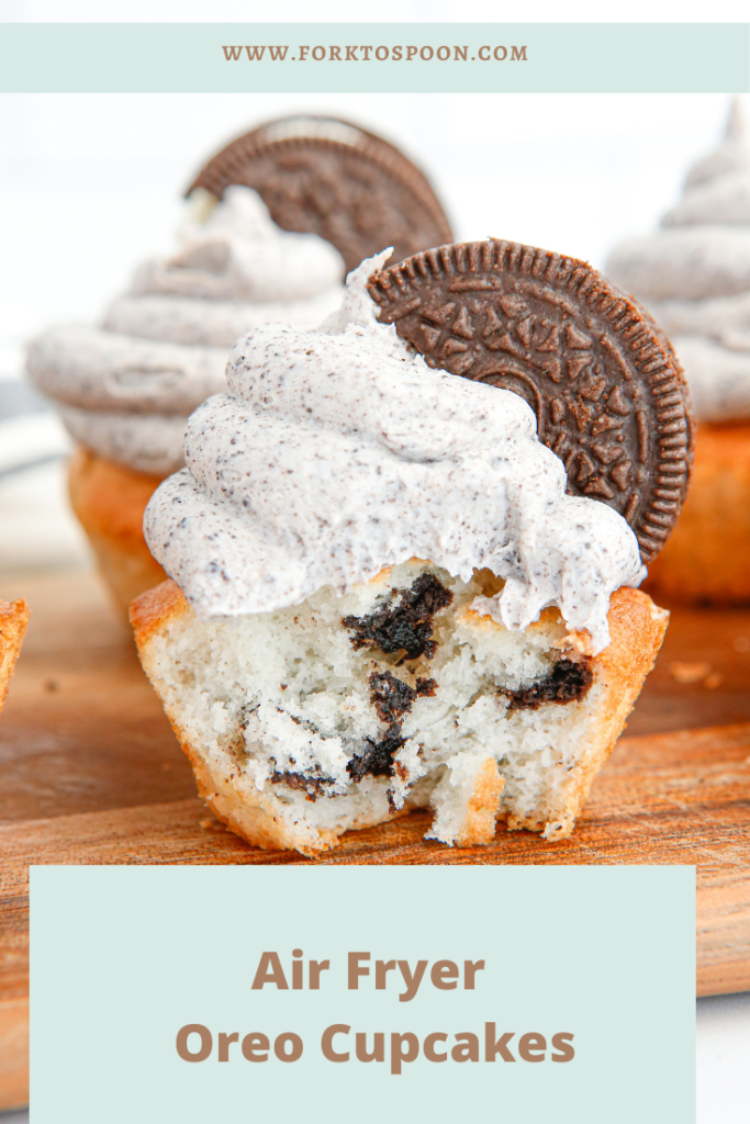Air Fryer Oreo Cupcakes