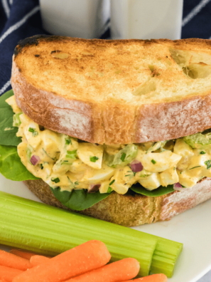Air Fryer Egg Salad Sandwiches