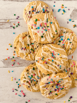 Air Fryer Funfetti Cookies