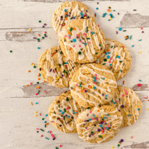 Air Fryer Funfetti Cookies