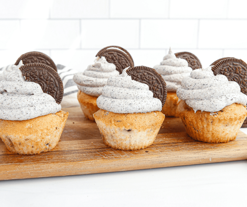 Air Fryer Oreo Cupcakes
