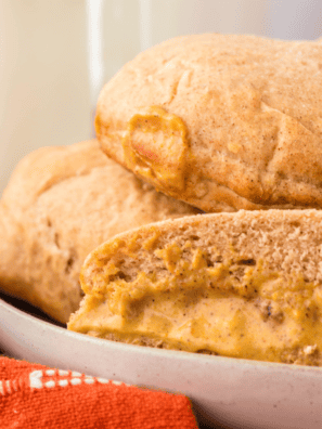 Air Fryer Pumpkin Donuts With Pumpkin Custard