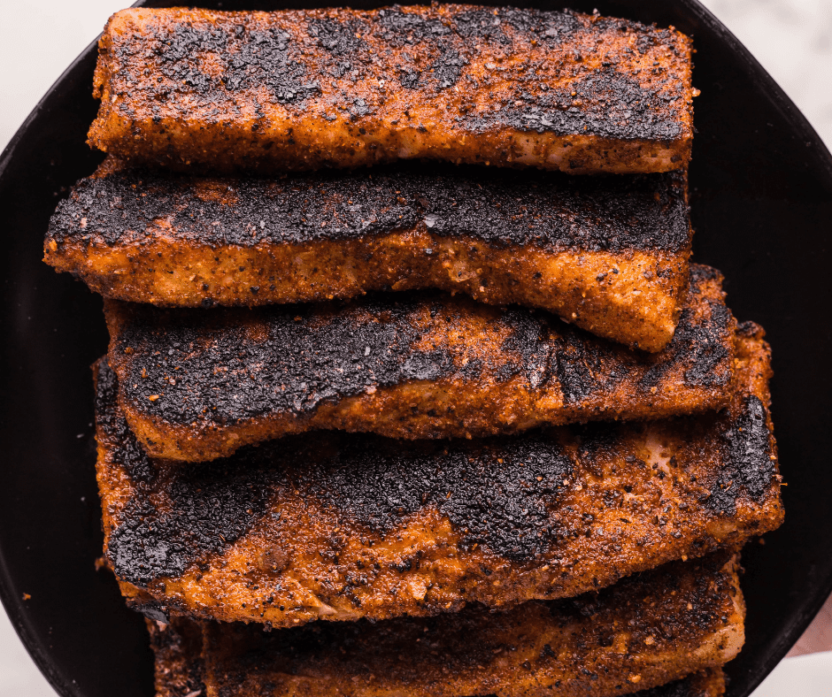 Air Fryer Salmon Flatbread