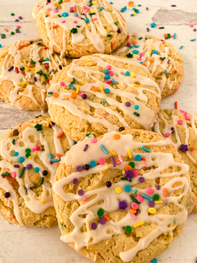 Air Fryer Funfetti Cookies