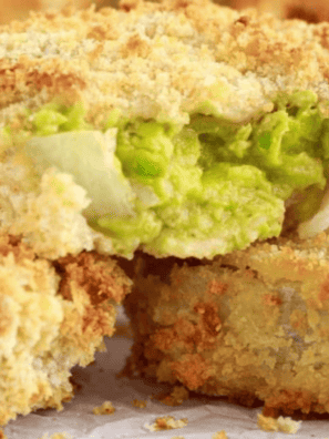 Air Fryer Guacamole Stuffed Onion Rings