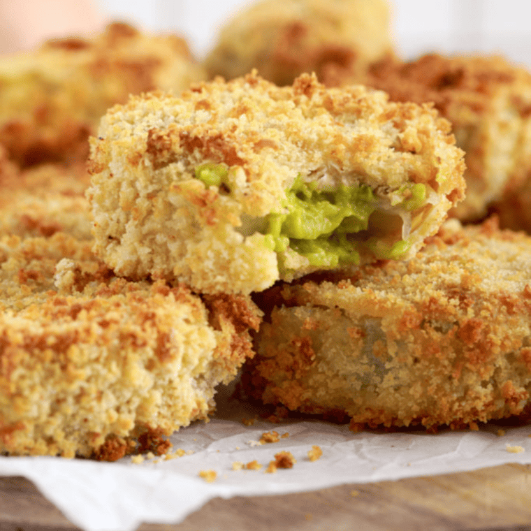 Air Fryer Guacamole Stuffed Onion Rings