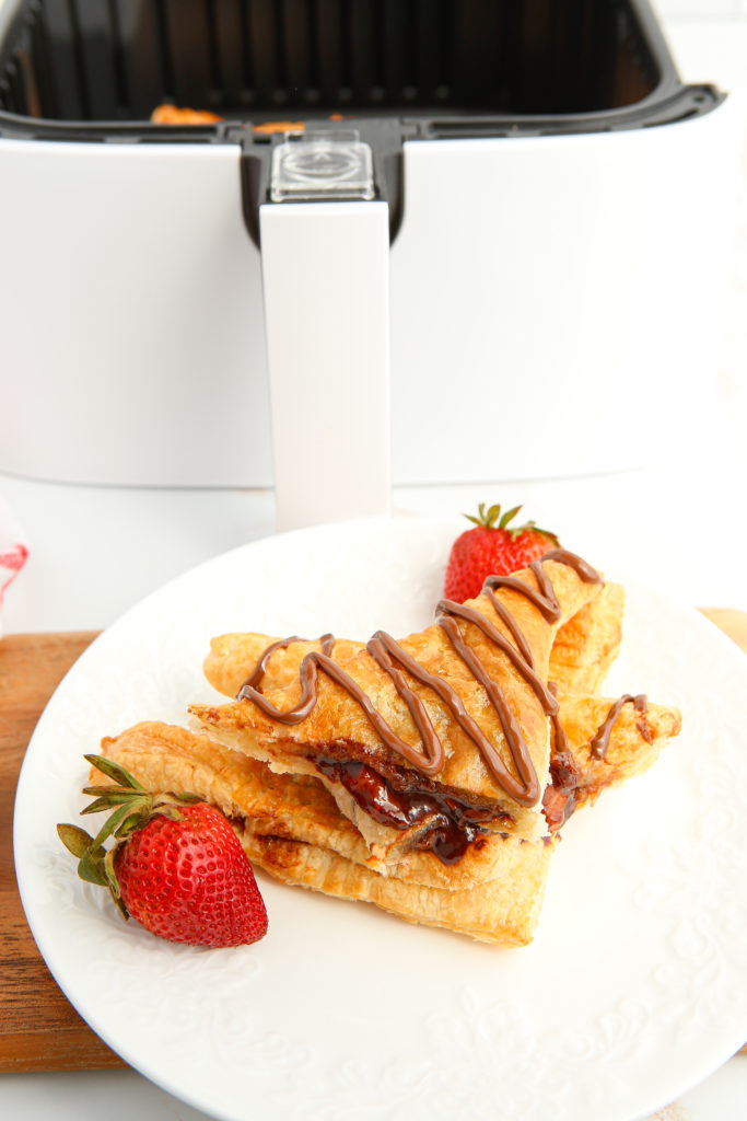 Air Fryer Strawberry Nutella Turnovers