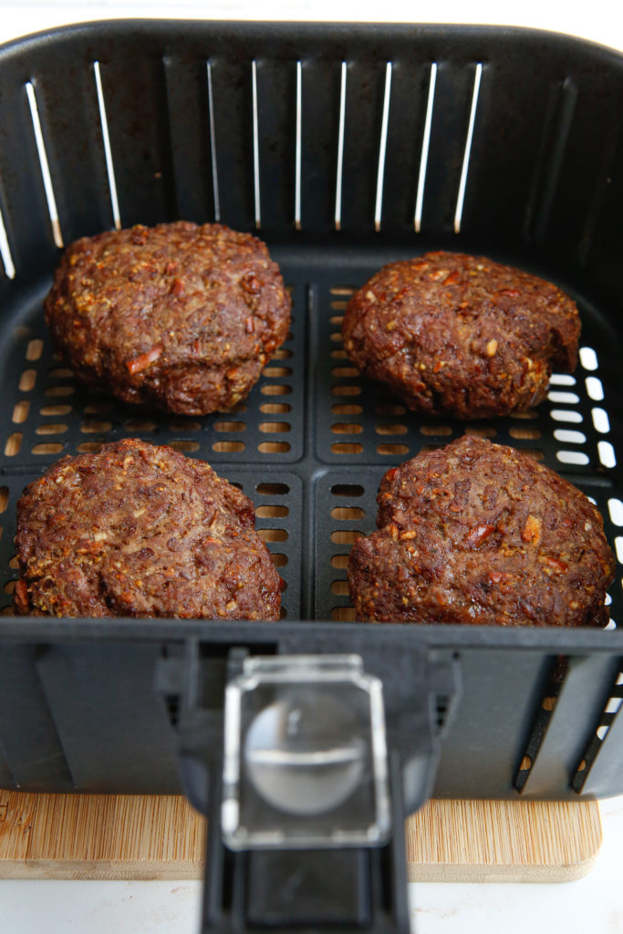 Air Fryer Oktoberfest Burger