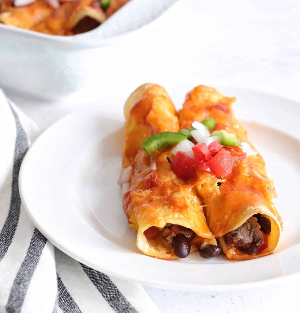 Air Fryer Enchiladas