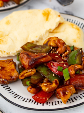 Air Fryer Cashew Chicken