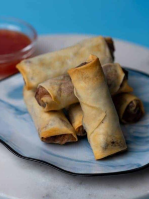 Air Fryer Ground Beef Egg Rolls