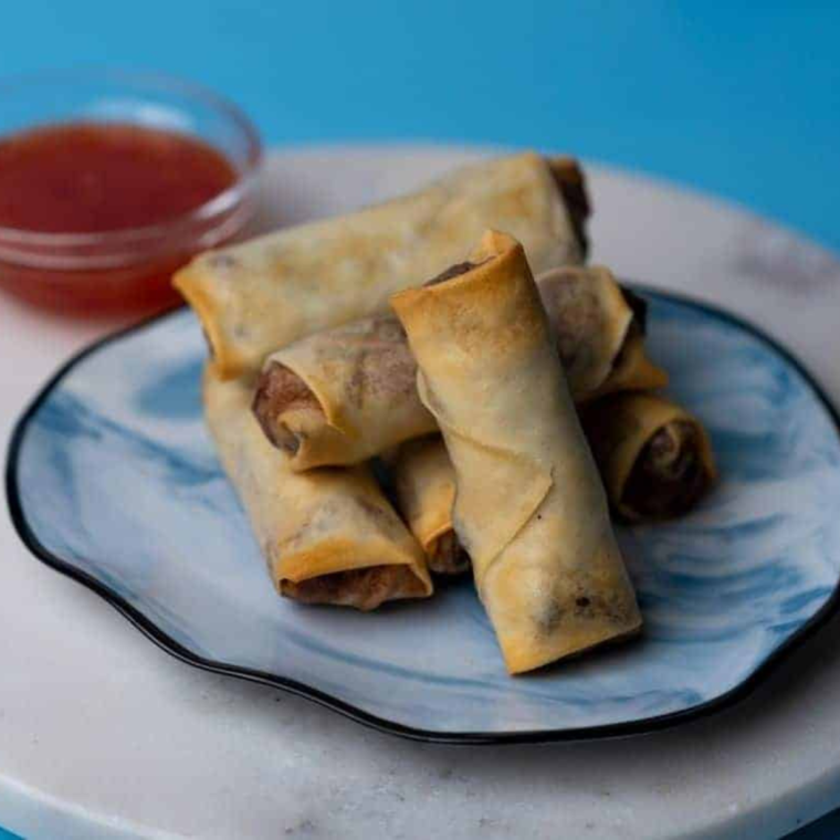 Air Fryer Ground Beef Egg Rolls