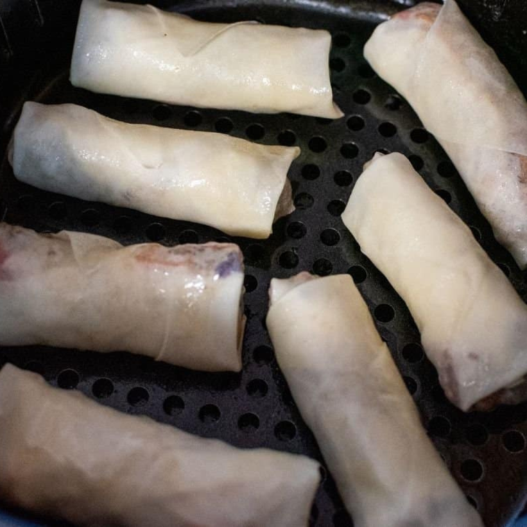 Air Fryer Ground Beef Egg Rolls